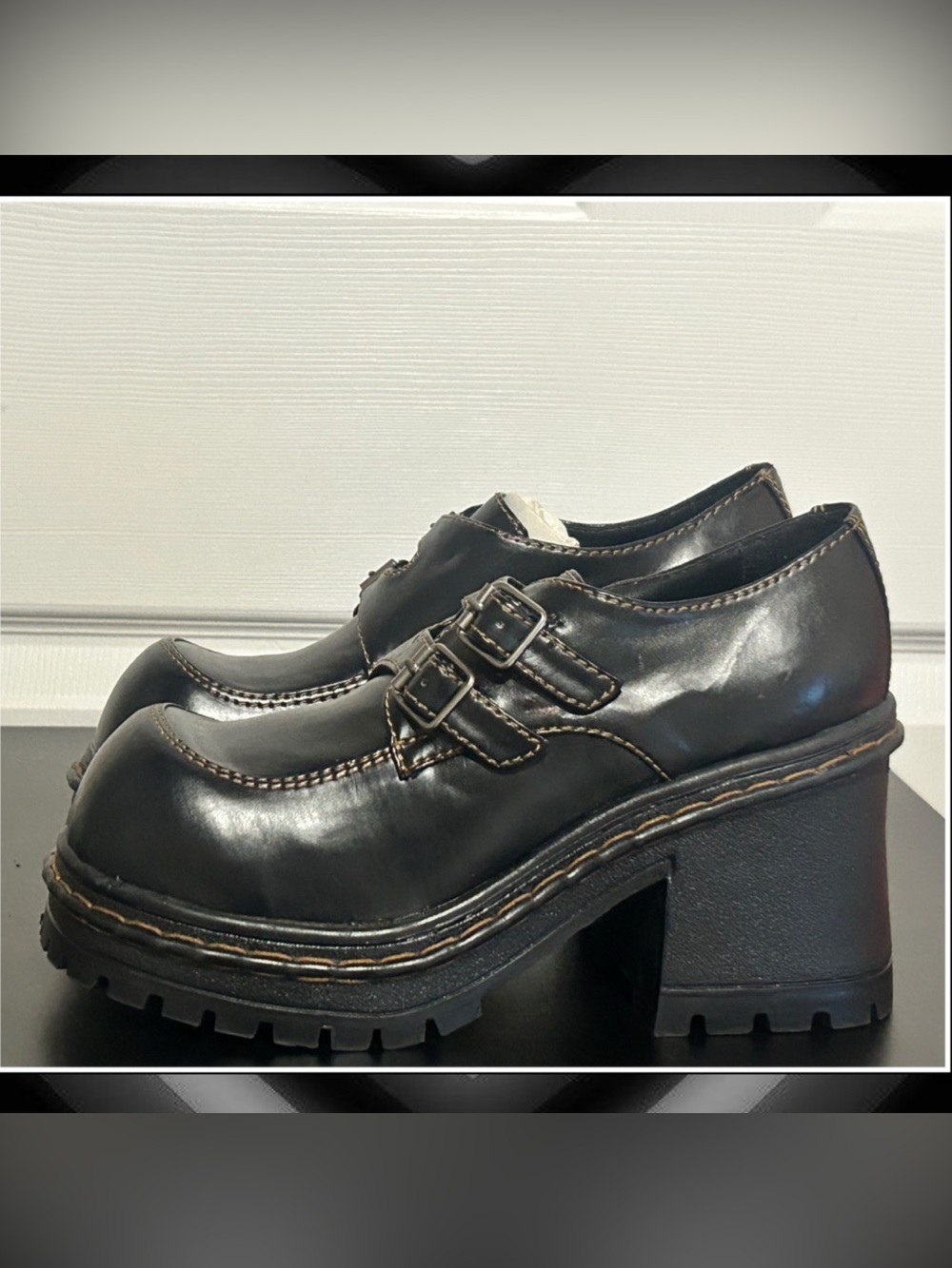 Vintage 90s Y2K Chunky Platform Oxfords